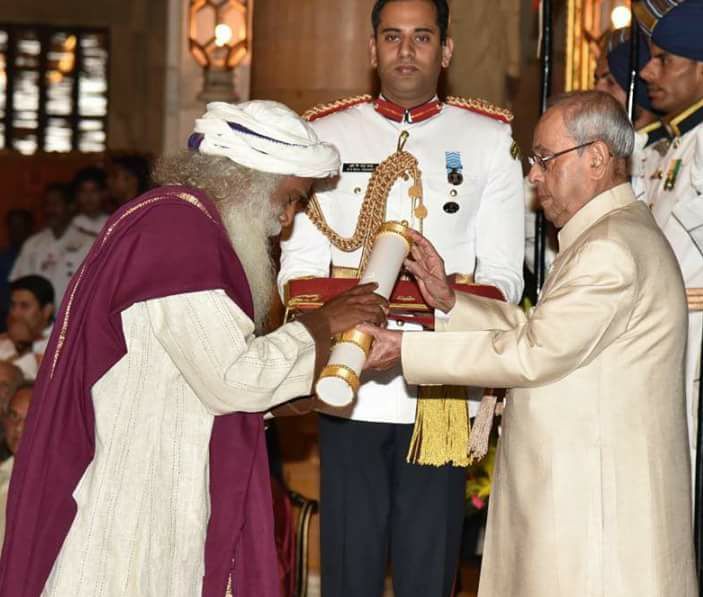 Sadhguru Padma Vibhushan Award