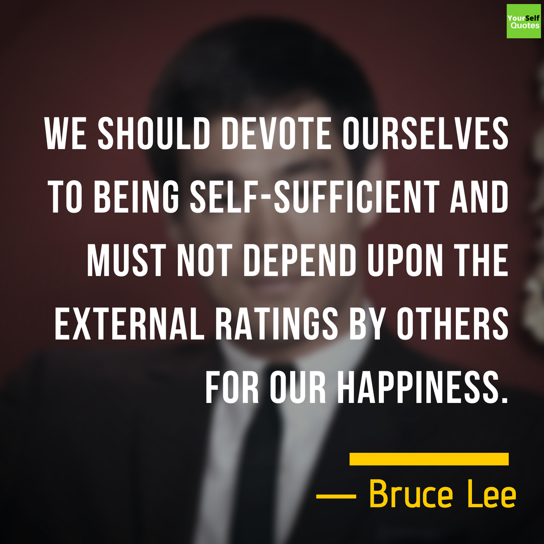 Bruce Lee Quotes on Happiness