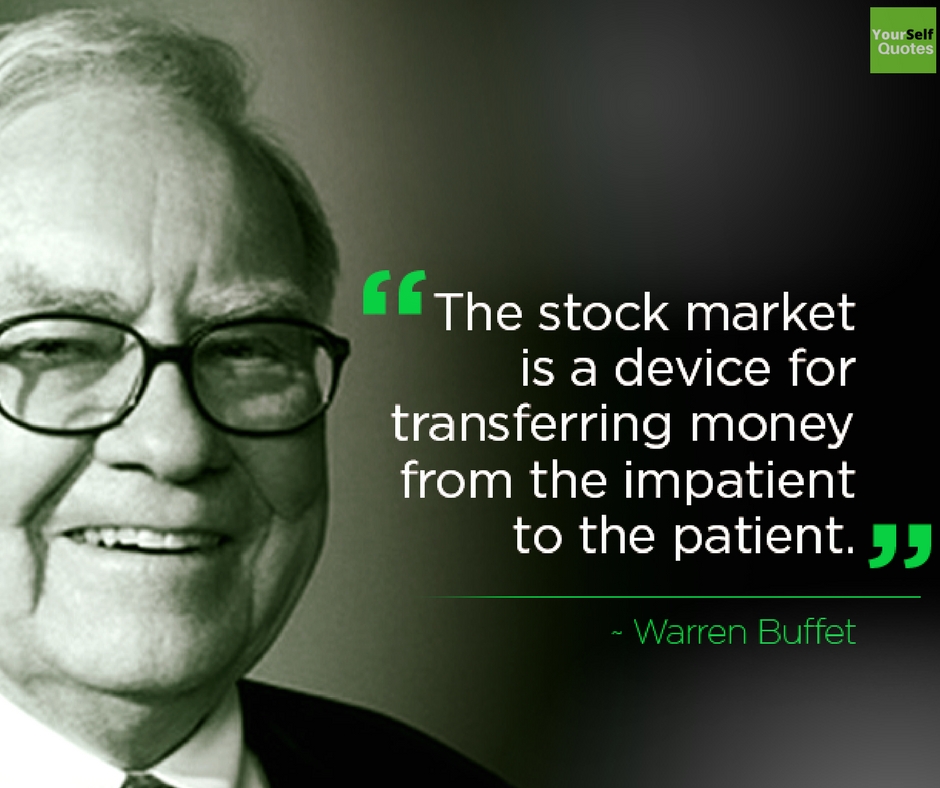 Warren Buffettt Stock Market Quotes