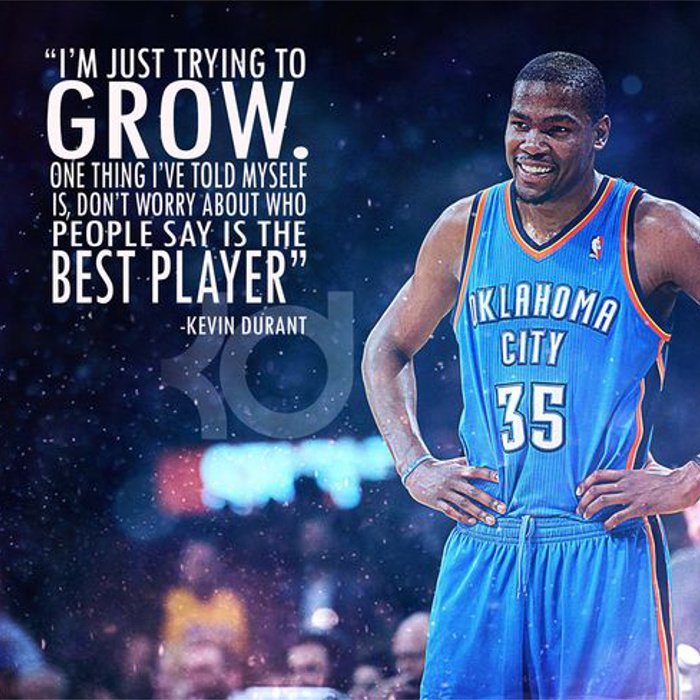 Athletes Quote by Kevin Durant