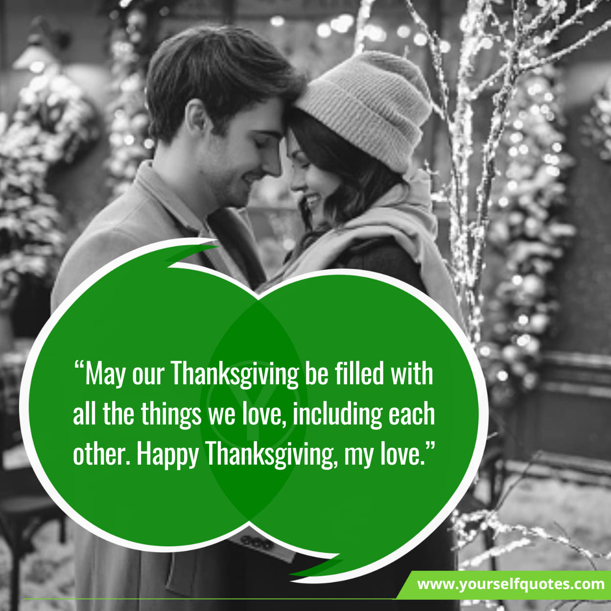 A Thanksgiving full of love and gratitude for us