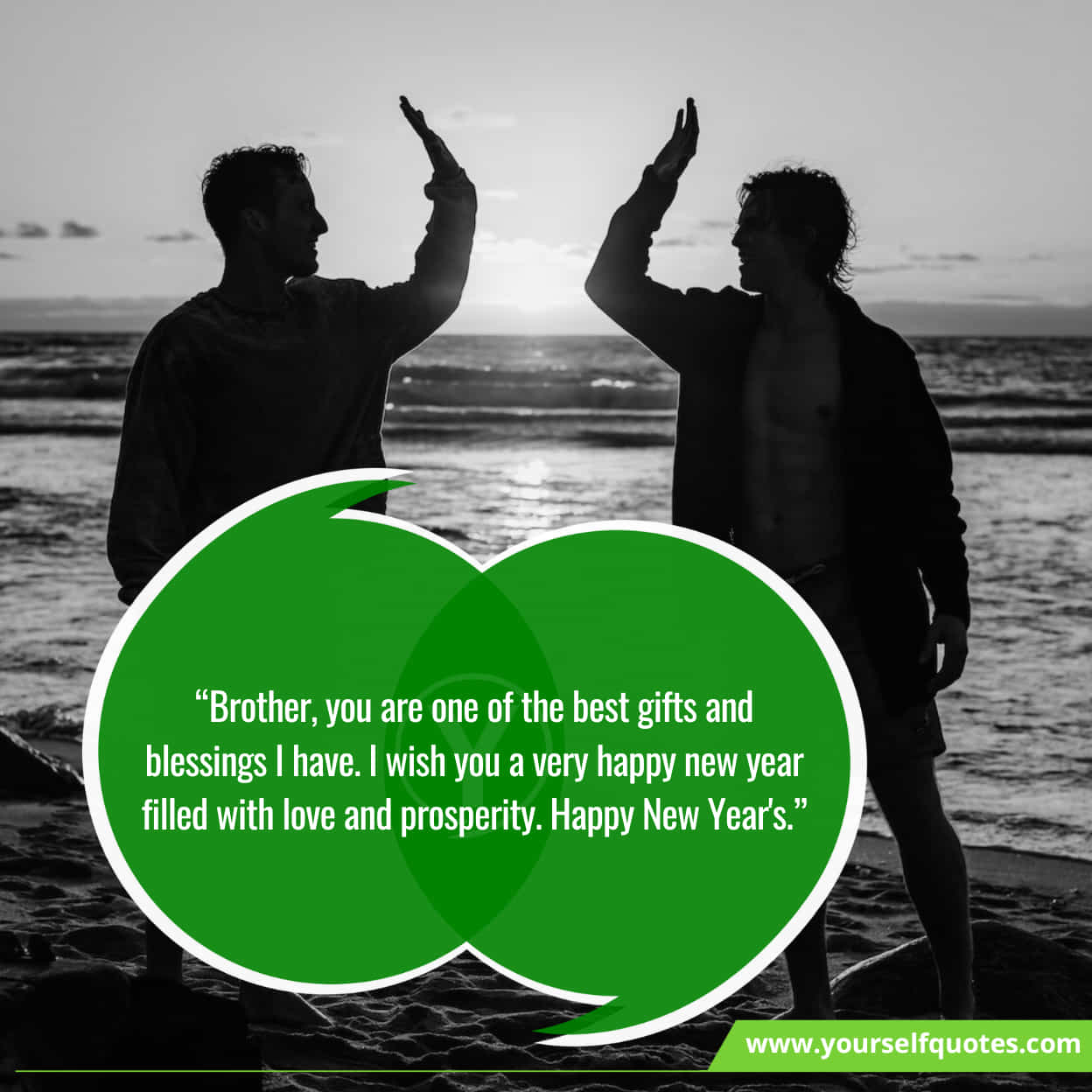 Alluring Heart-Warming New Year Wishes For Brother