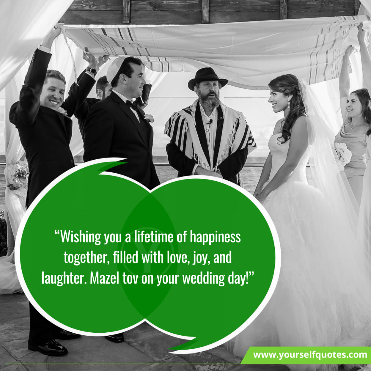 Alluring Wishes On Jewish Wedding