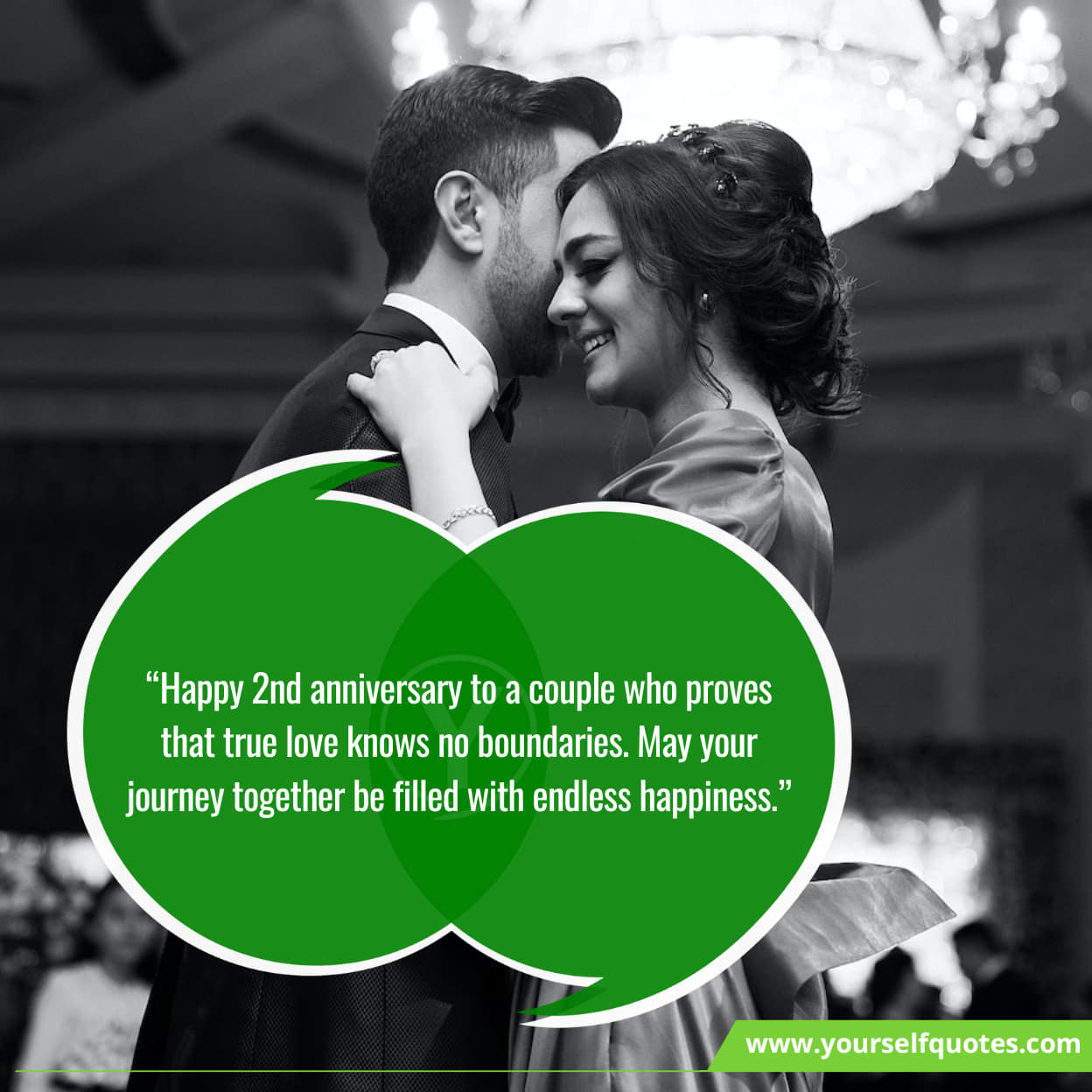 Anniversary Greetings for Two Years Together