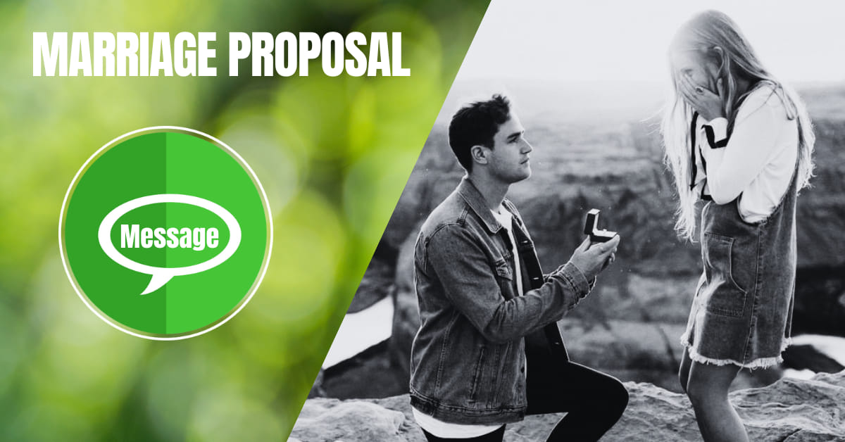 58 Best Marriage Proposal Messages For Him And Her