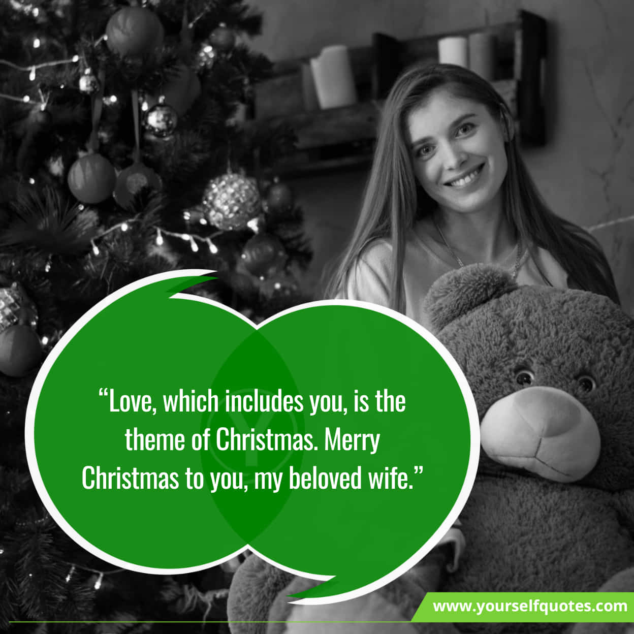 Best Romantic Merry Christmas Wishe for Wife