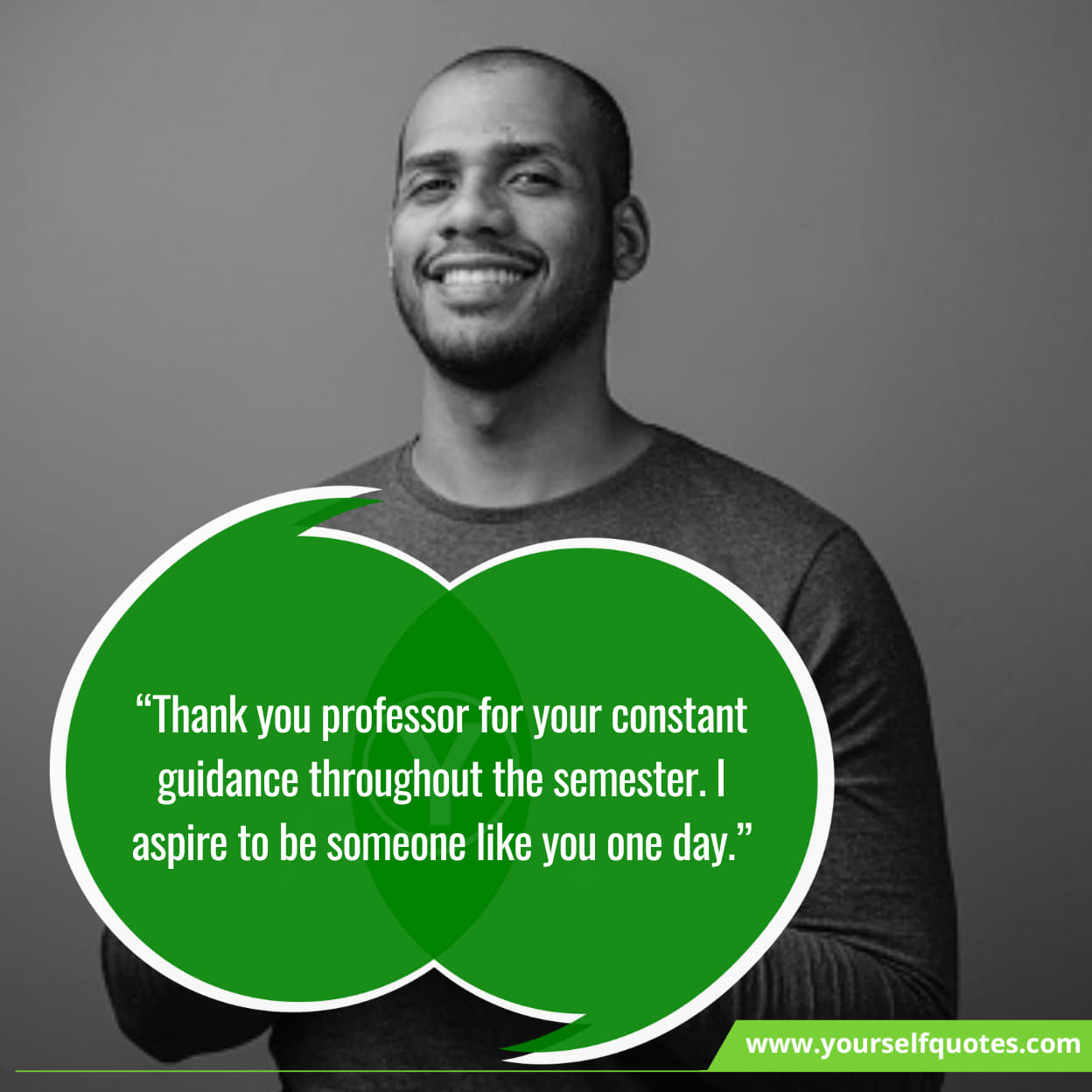 Blissful Thank You Message To Professor