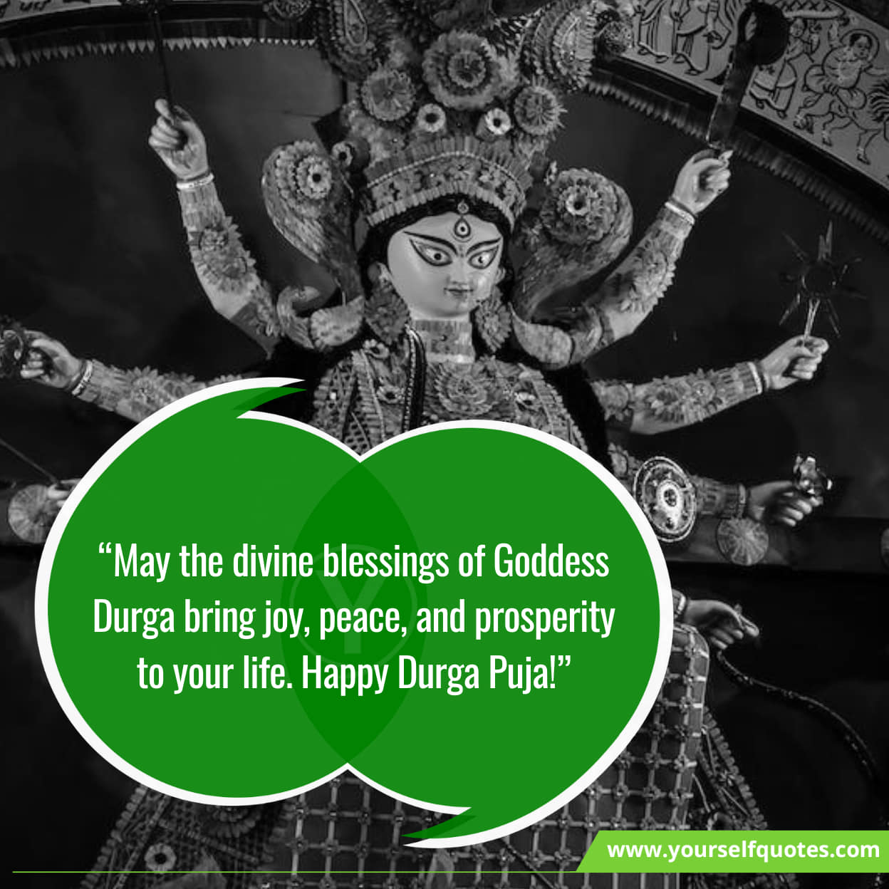 Durga Puja happiness and good wishes