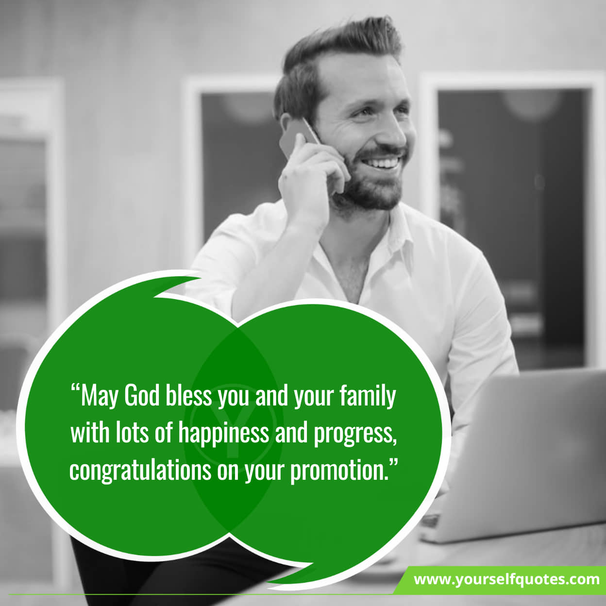 Encouraging Congratulations Message on Promotion