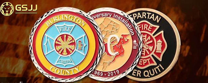 Firefighter challenge coins