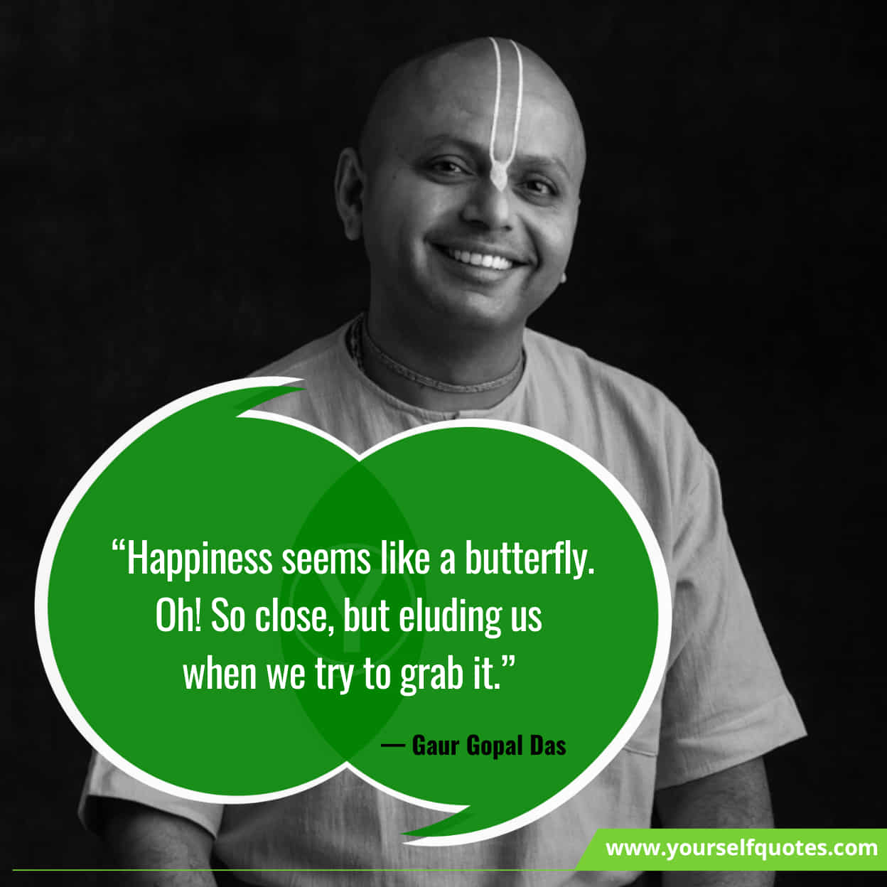 Gaur Gopal Das Quotes About Happiness