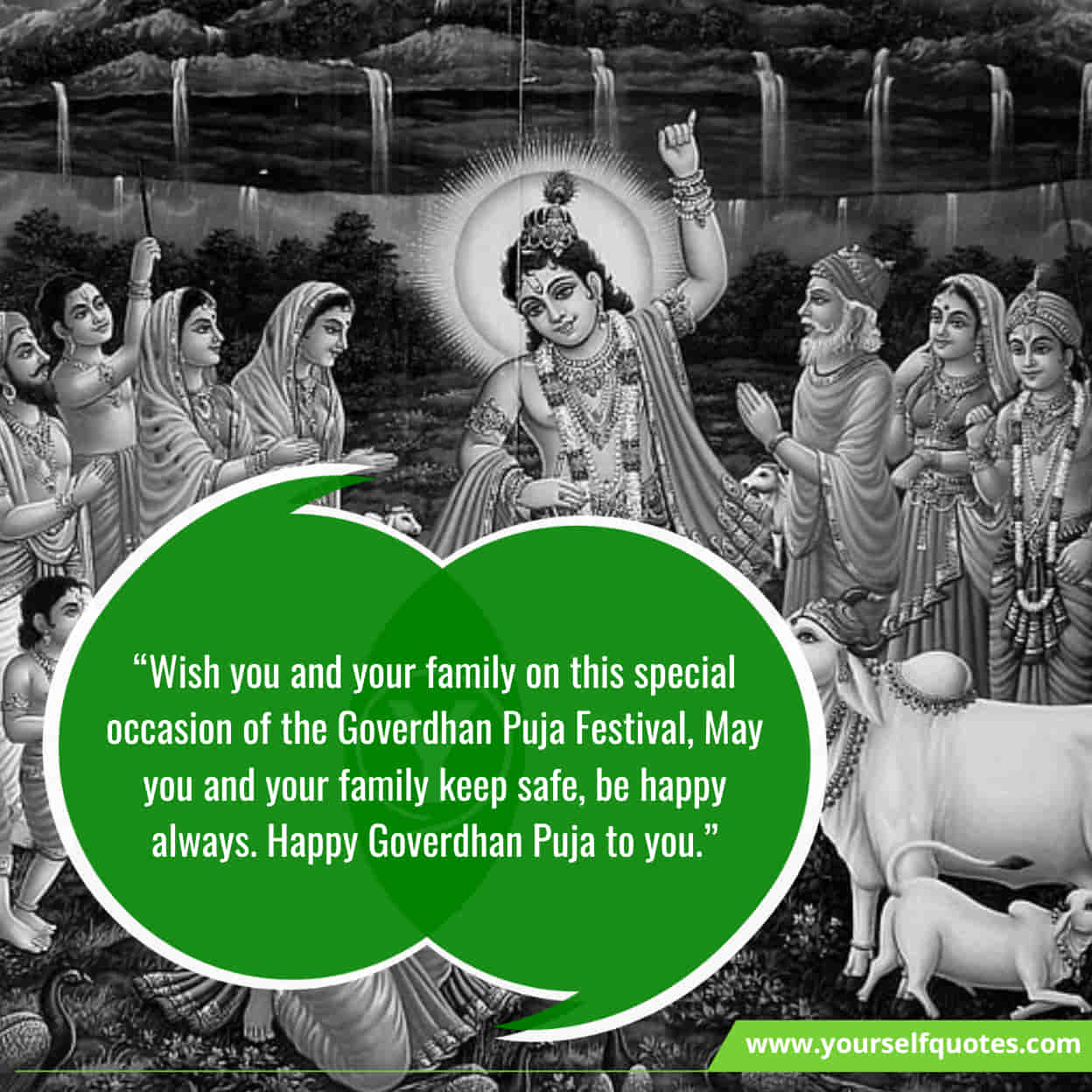 Govardhan Puja Sayings & Greetings