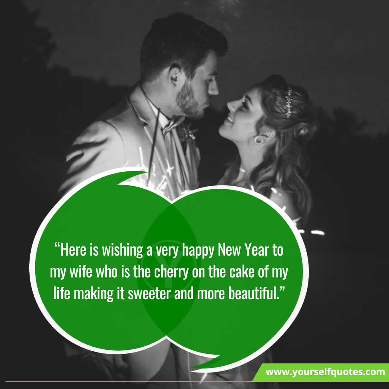 Graceful New Year Wishes To Husband