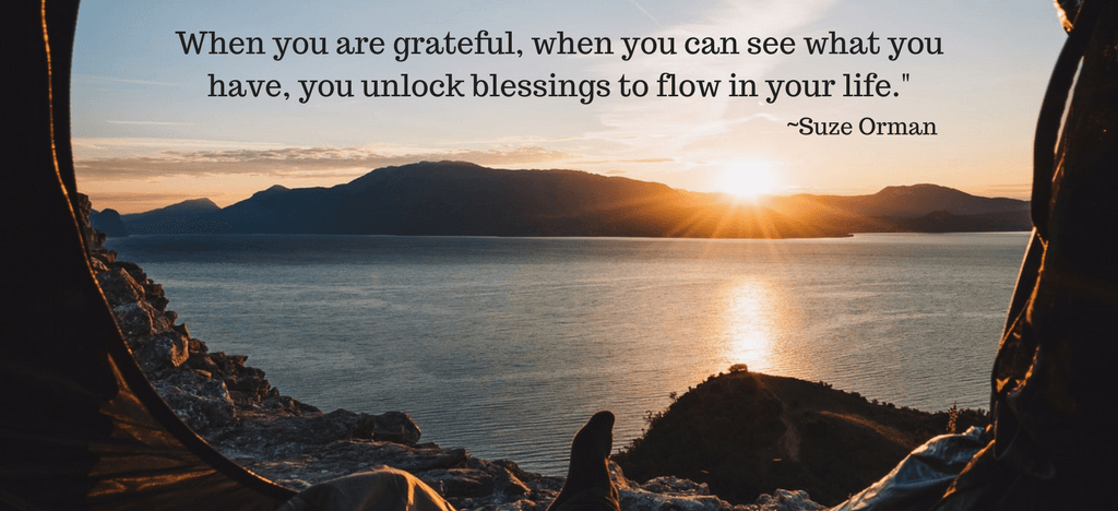 Gratitude Quote by Suze Orman