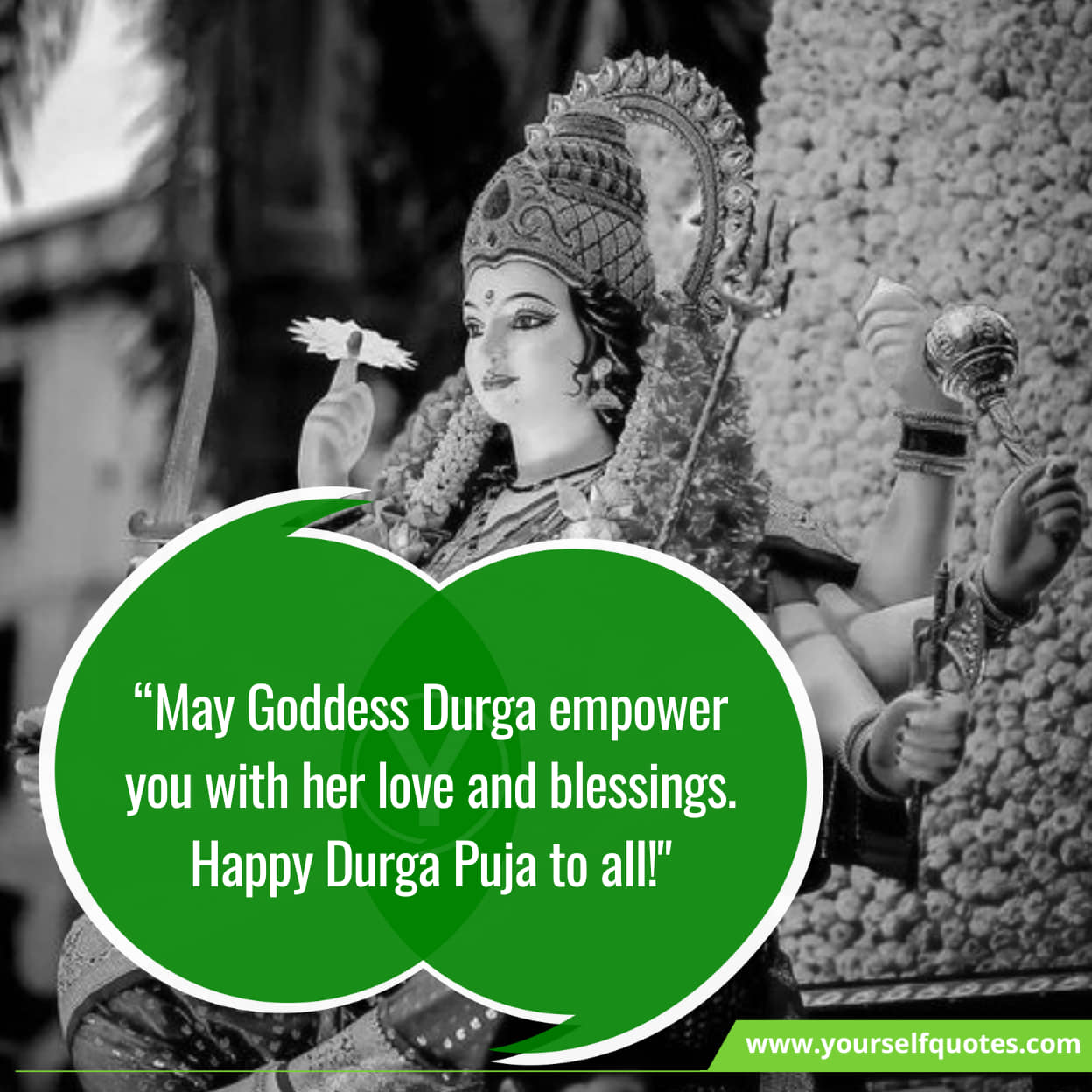 Happy Durga Puja wishes for family and friends