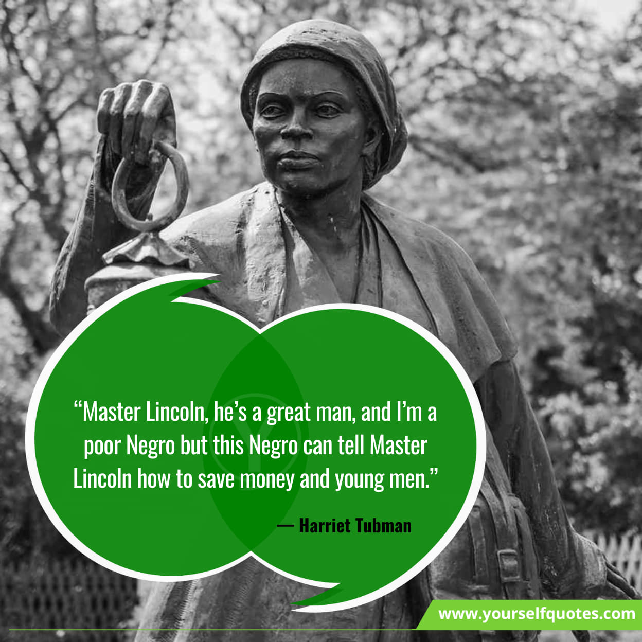 Harriet Tubman quotes on liberation and resistance
