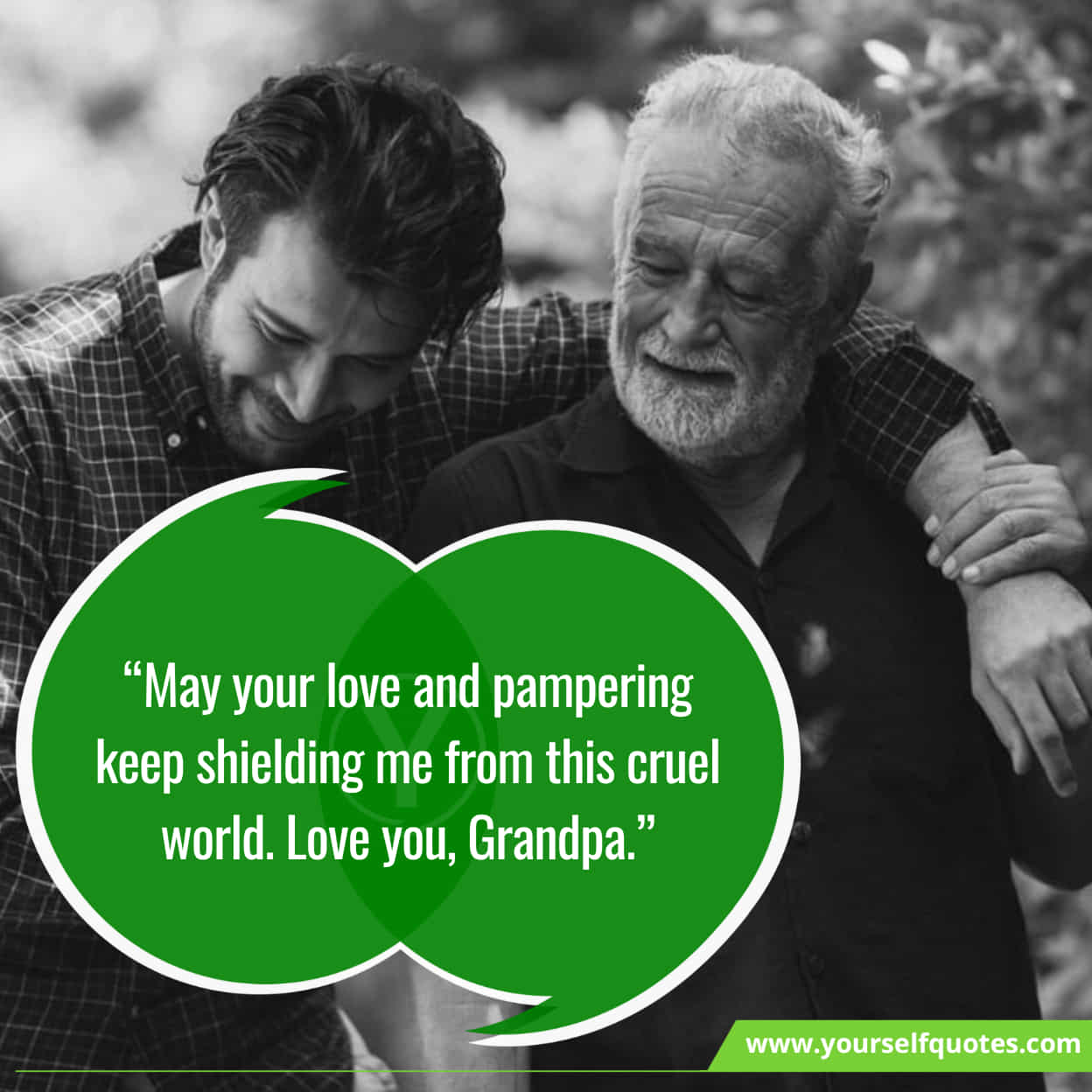 Heart Happy Grandparents Day Message 