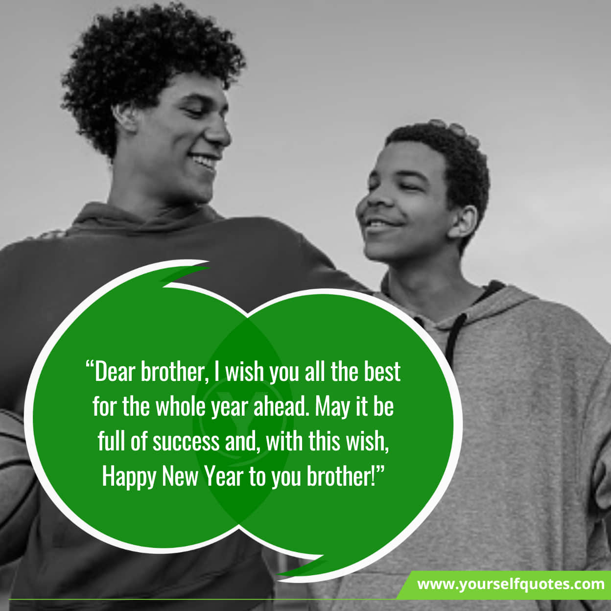 Heart-Warming New Year Wishes For Brother