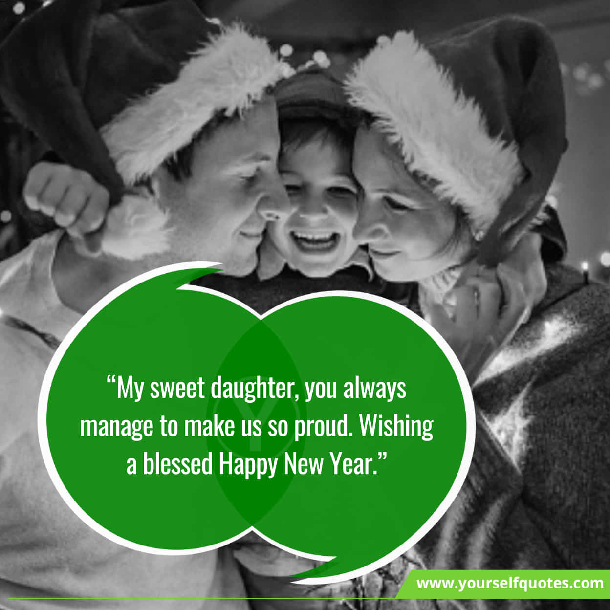 Heart-Warming Wishes For Daughter On Happy New Year
