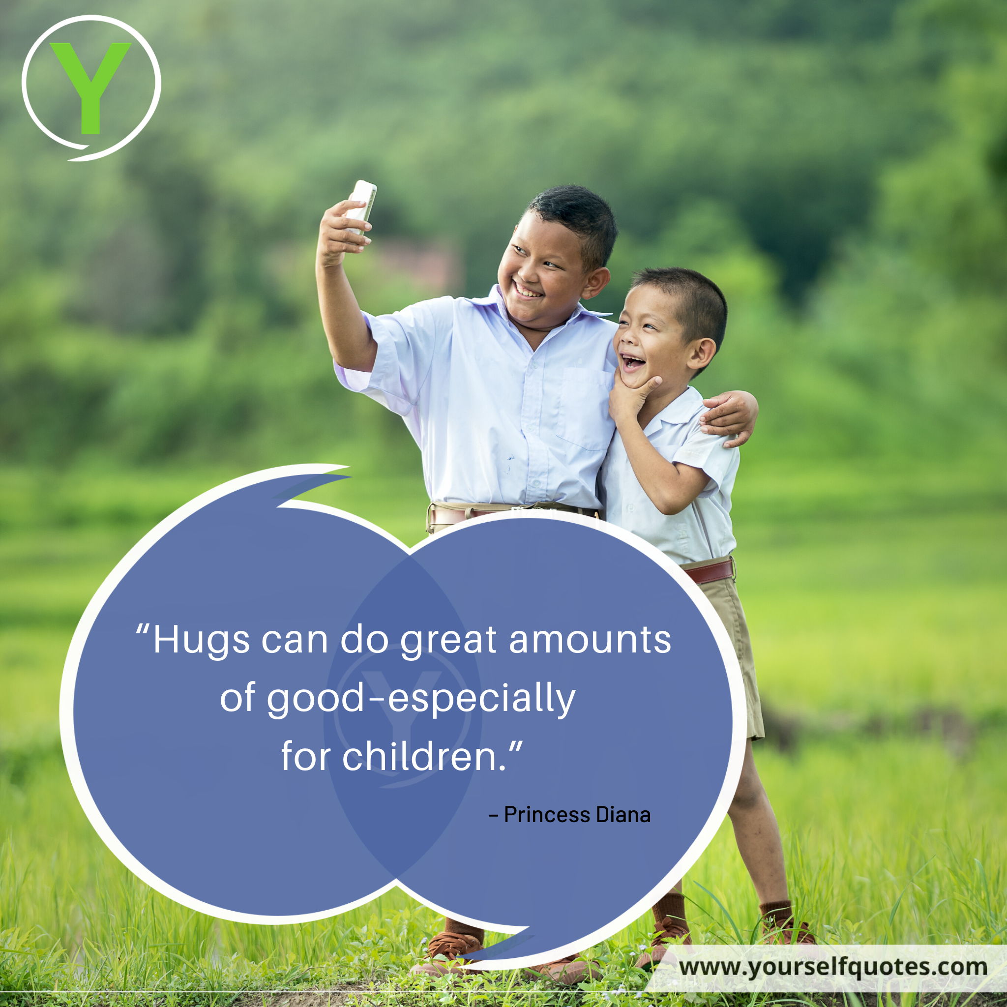 Hug Day Quotes by Princess Diana