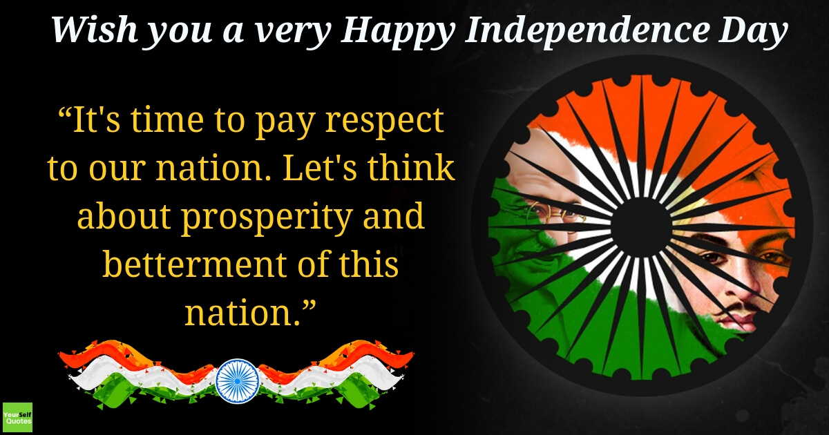 Independence day Wishes Status