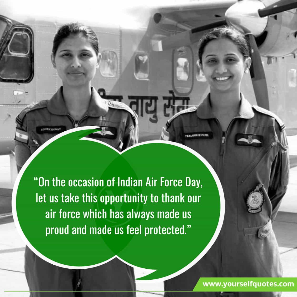 Indian Air Force Day Sayings & Greetings