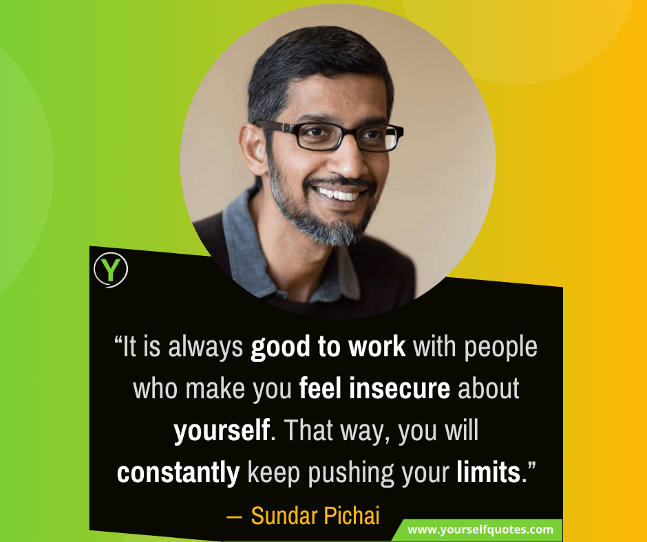 Inspirational Sundar Pichai Quotes On Success