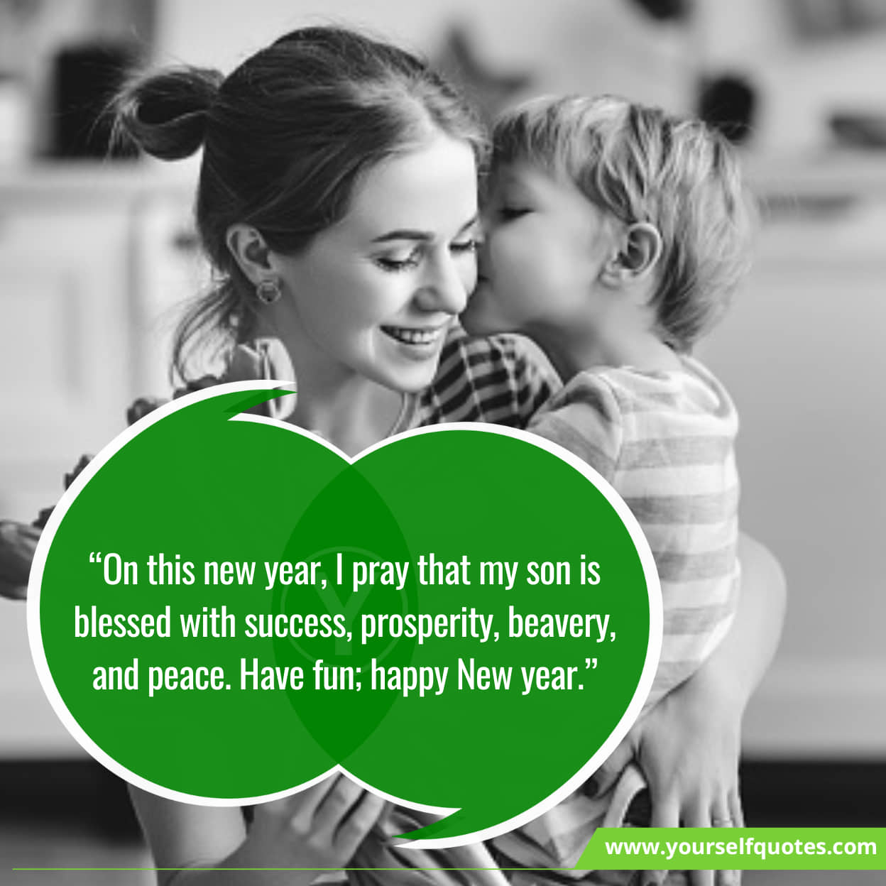 Latest Inspiring Happy New Year Graceful Wishes for Son