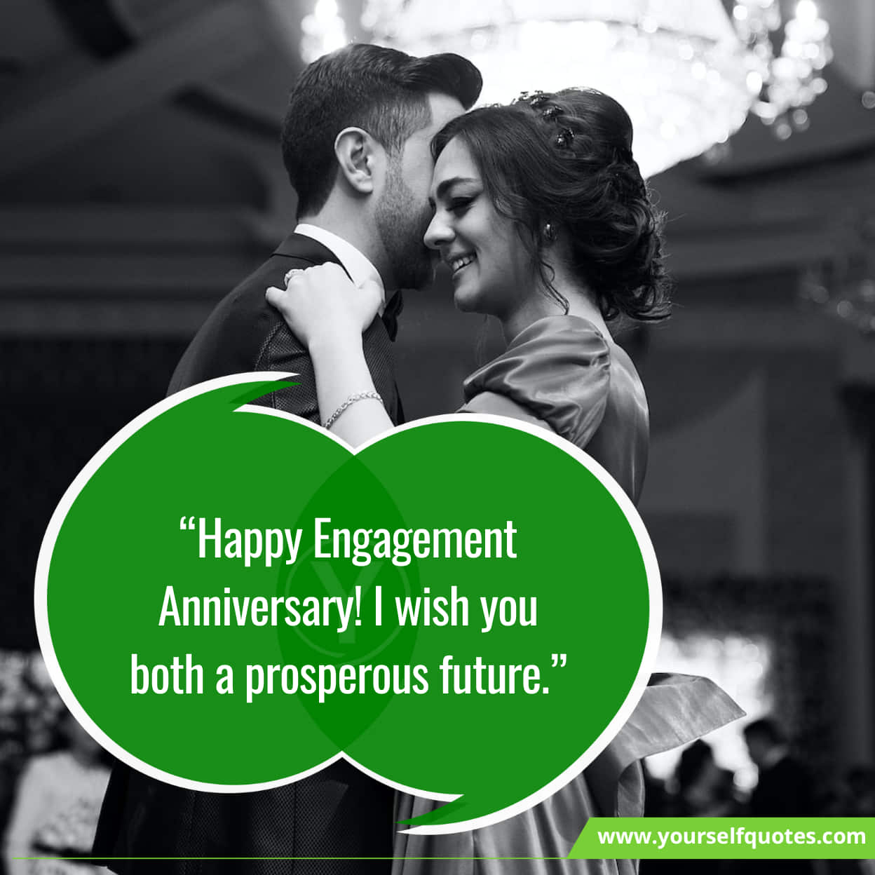 Party Decorz Happy Engagement Topper| Engagement Couple Cake Topper| 5 Inch  ,1pcs Golden Acrylic