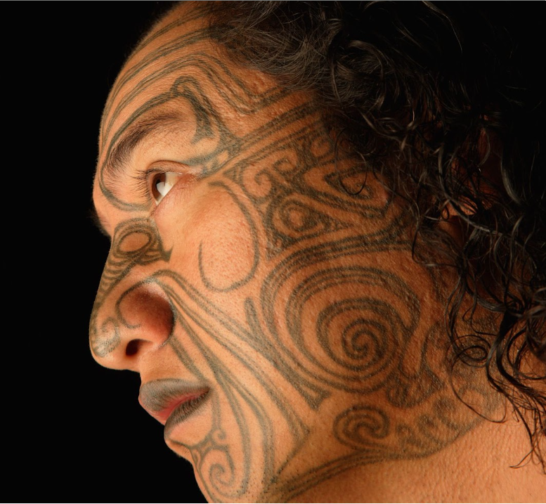 Man with a Traditional Tattoo