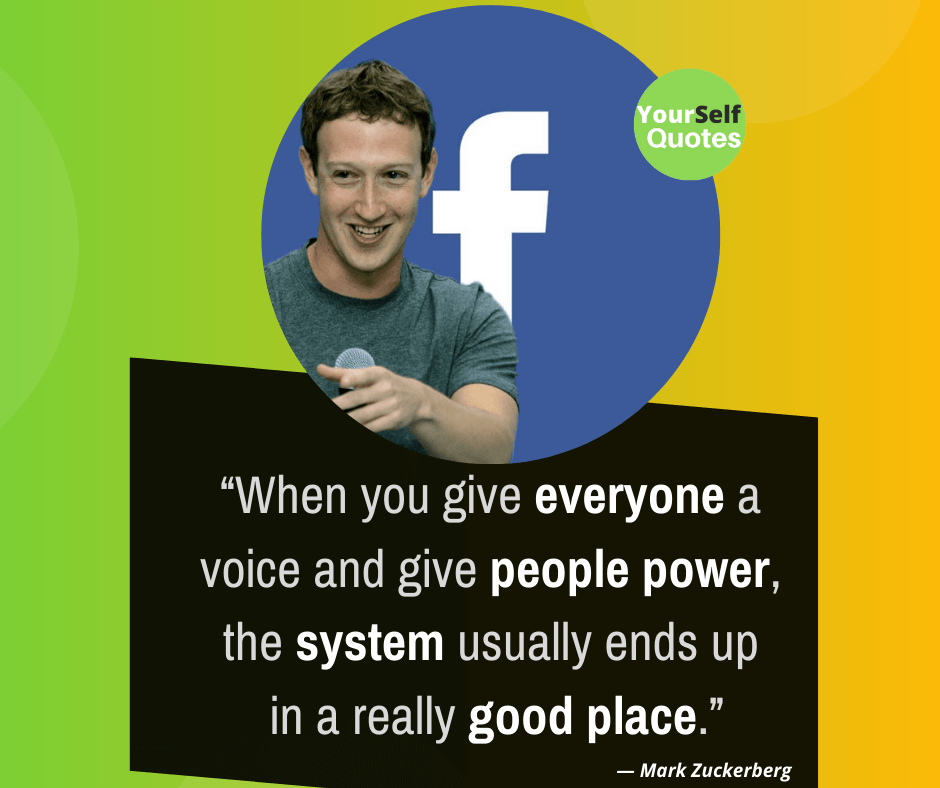 Mark Zuckerberg Success Quotes