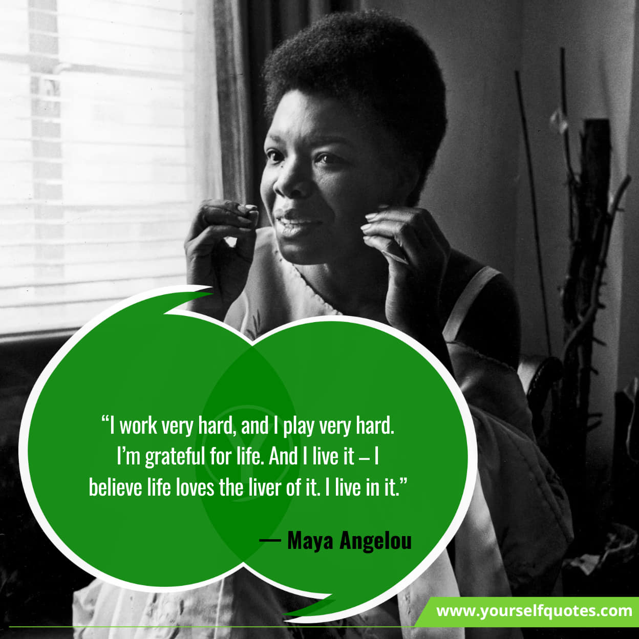 Maya Angelou on self-love and acceptanc