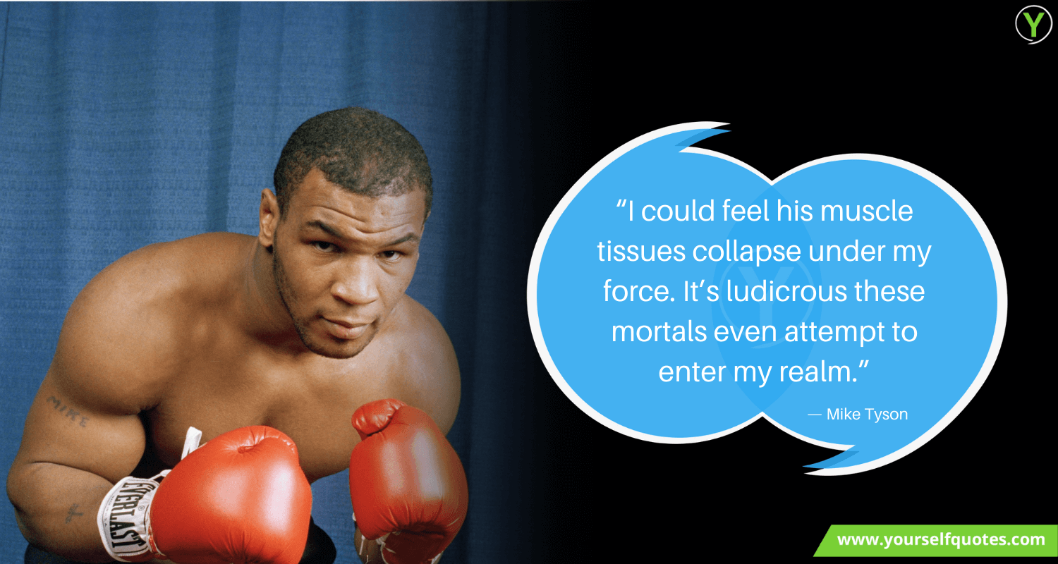 Mike Tyson Quote Poster
