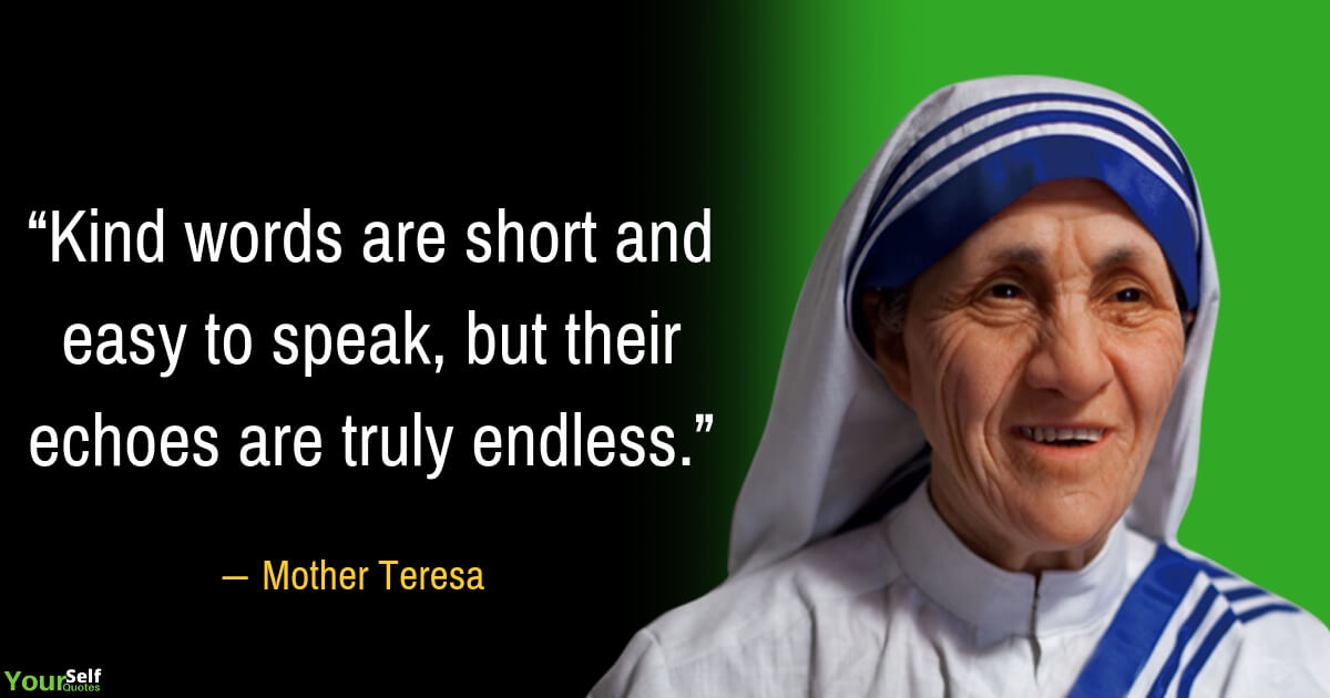 Mother Teresa Quotes Words