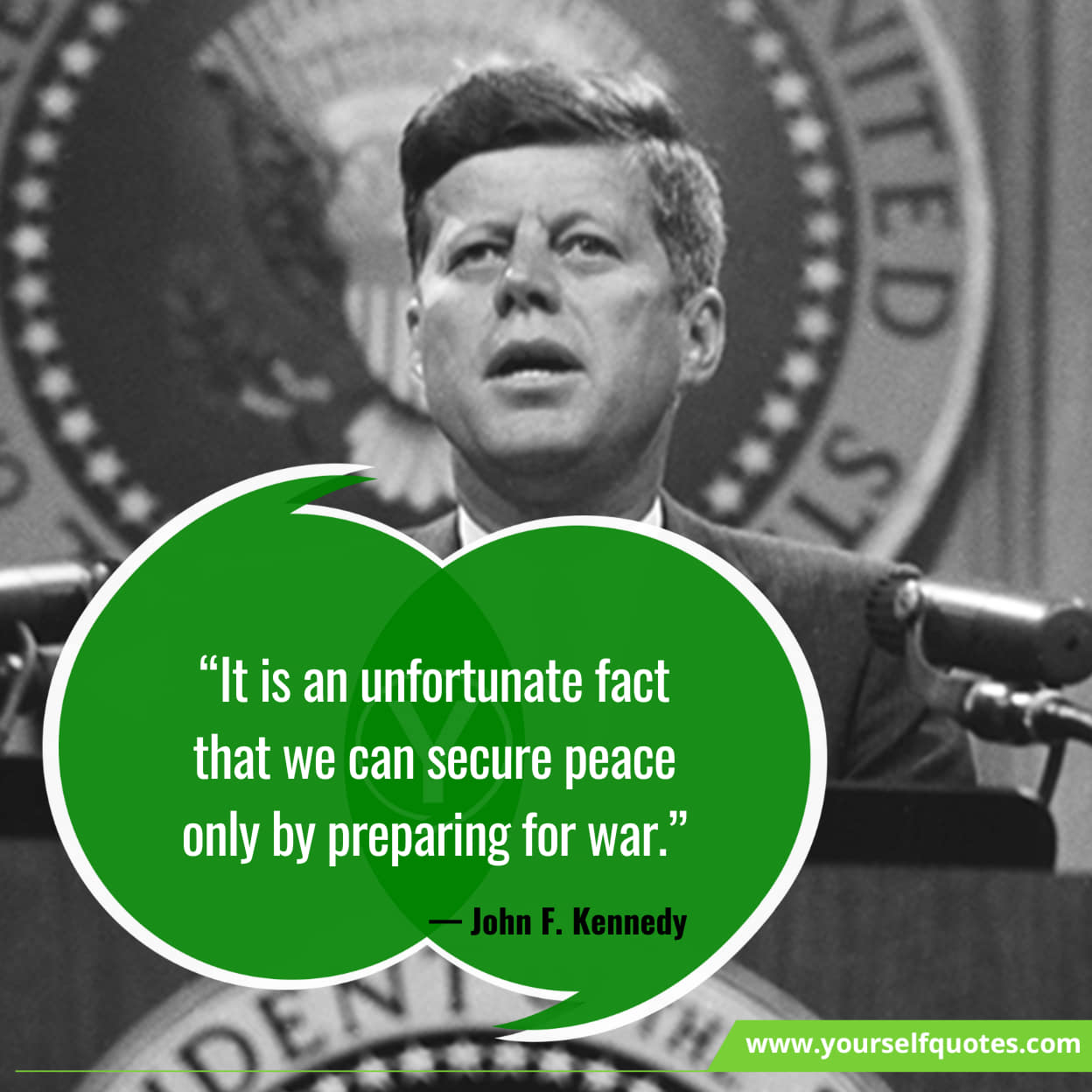 Motivational quotes by John F. Kennedy