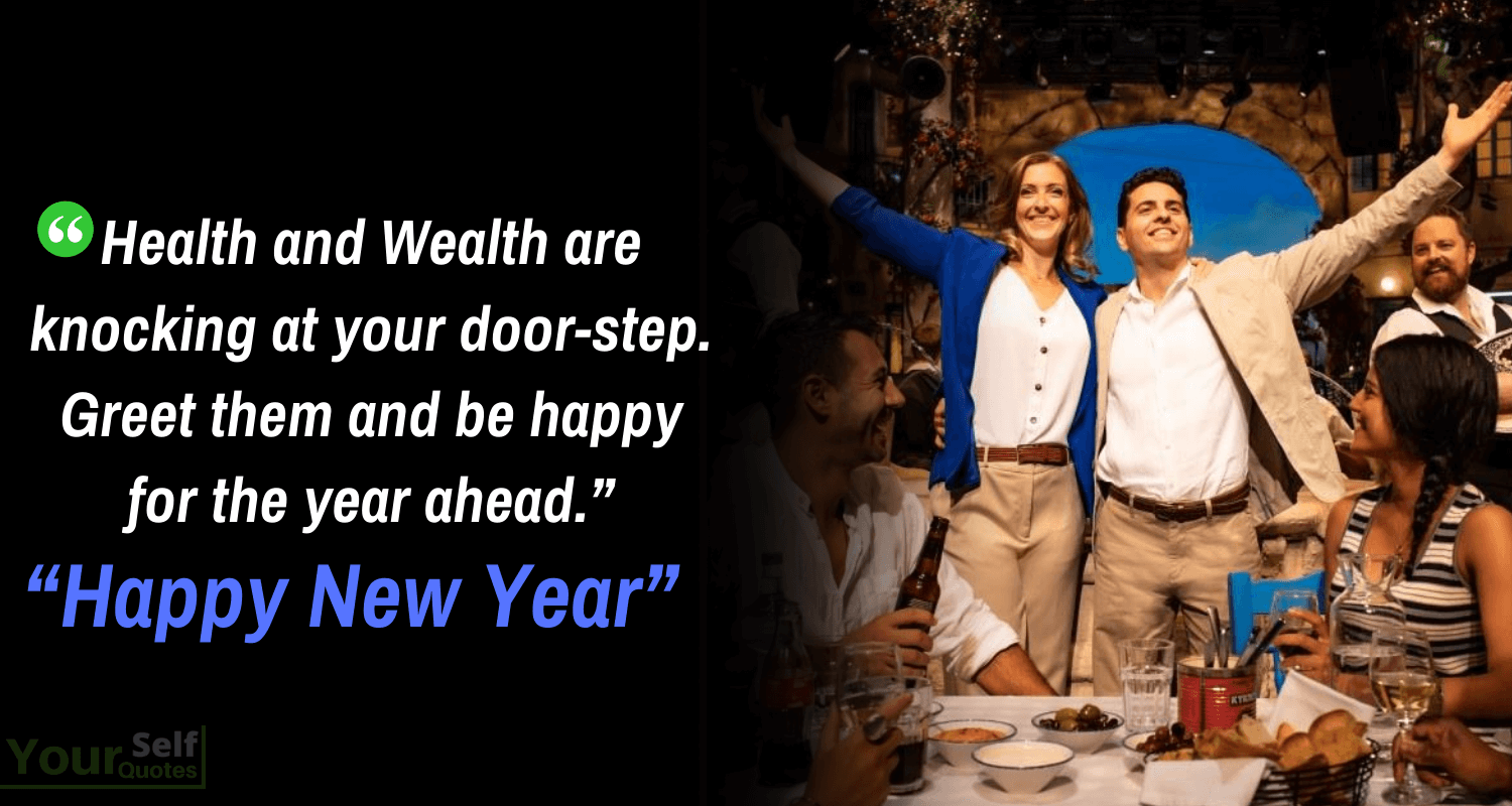 New Year Wishes on Health Wealth