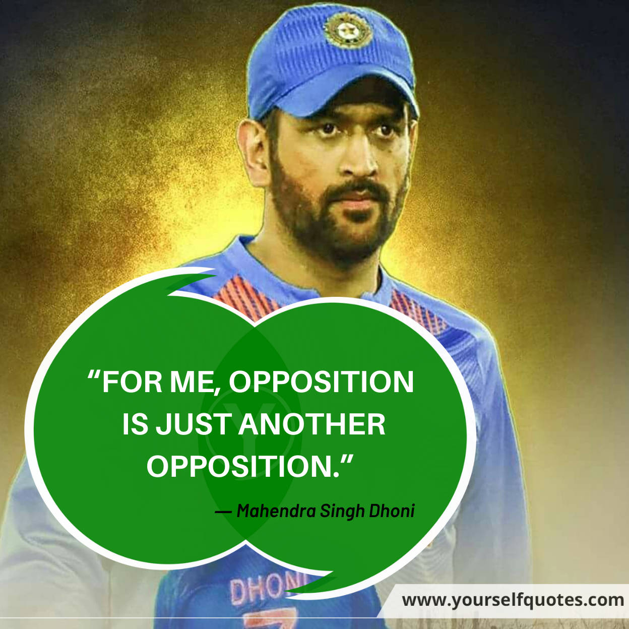 Quotes by Mahendra Singh Dhoni
