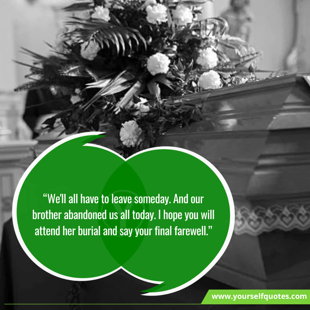 Sorrowful Funeral Invitation Messages