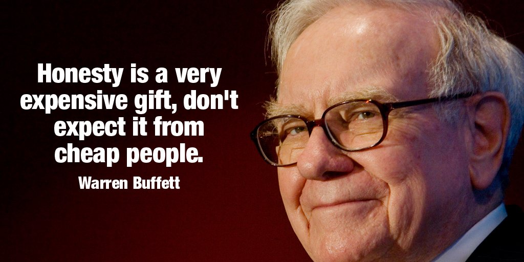 Warren Buffett Quotes on Honesty