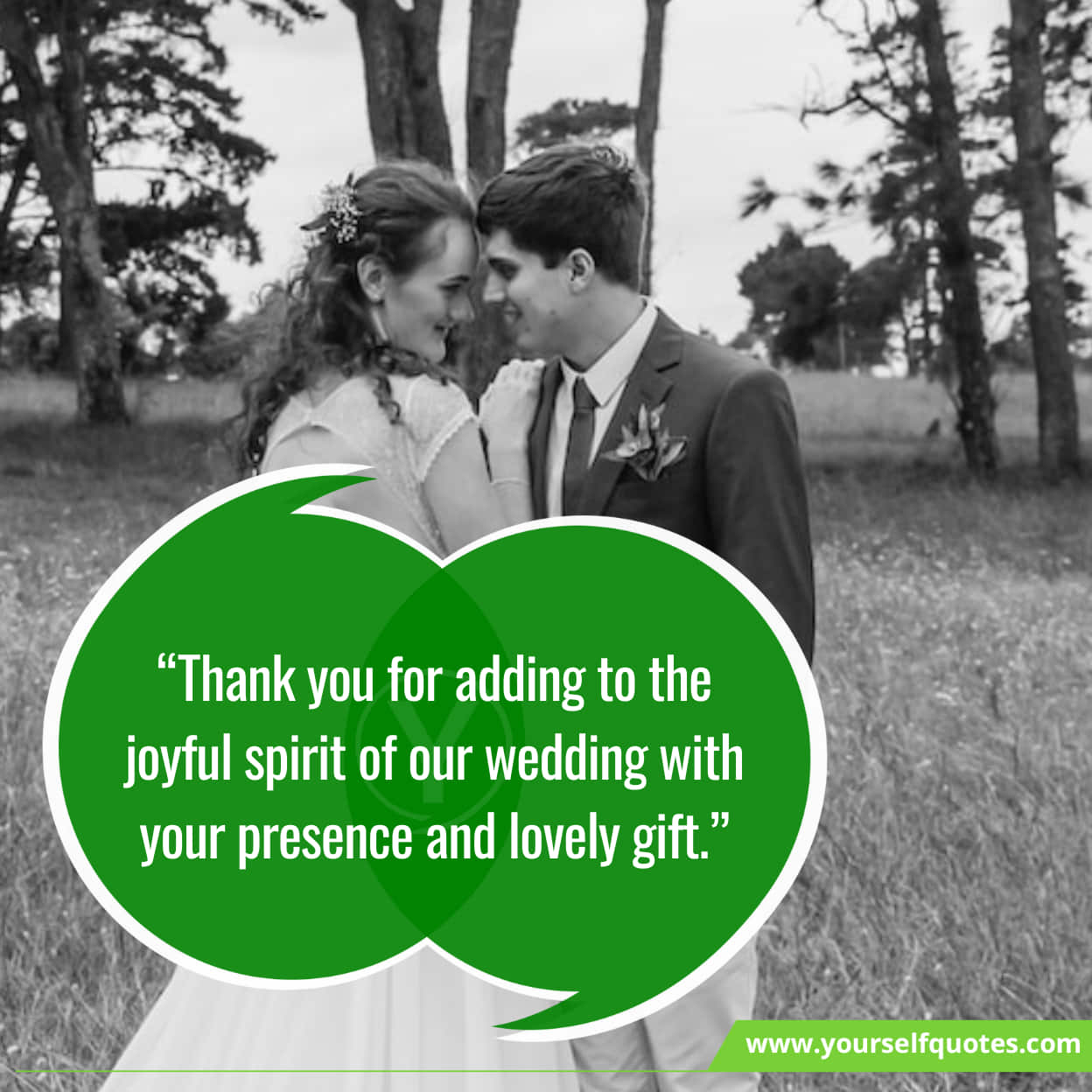 Wedding Thank You Messages Sayings