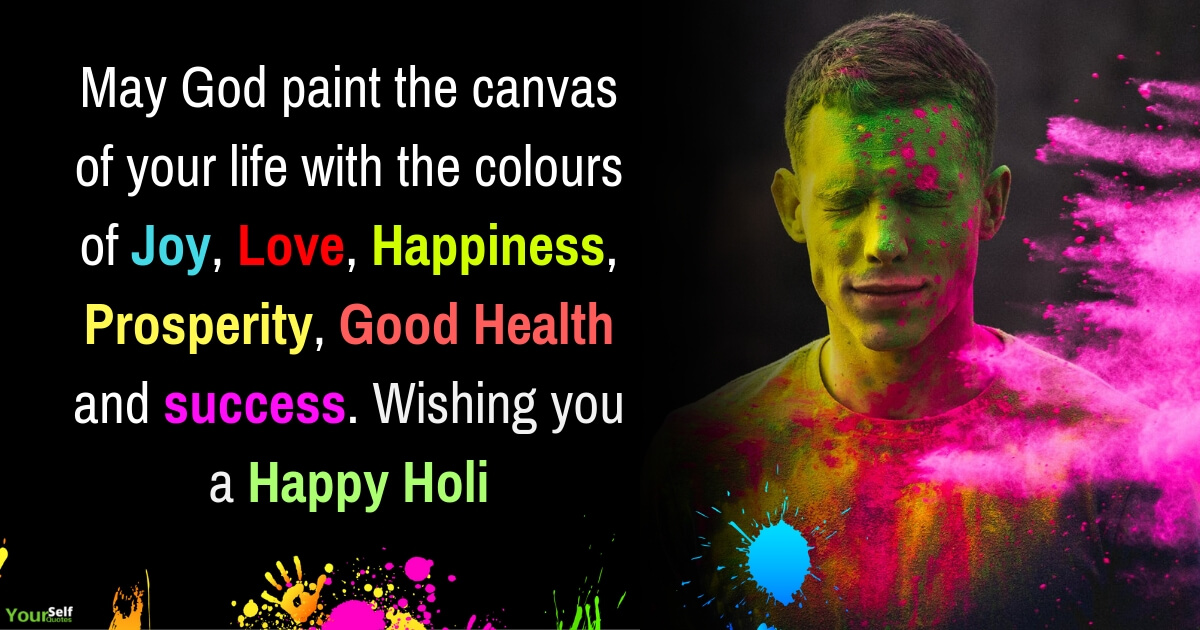 Wishing you a Happy Holi