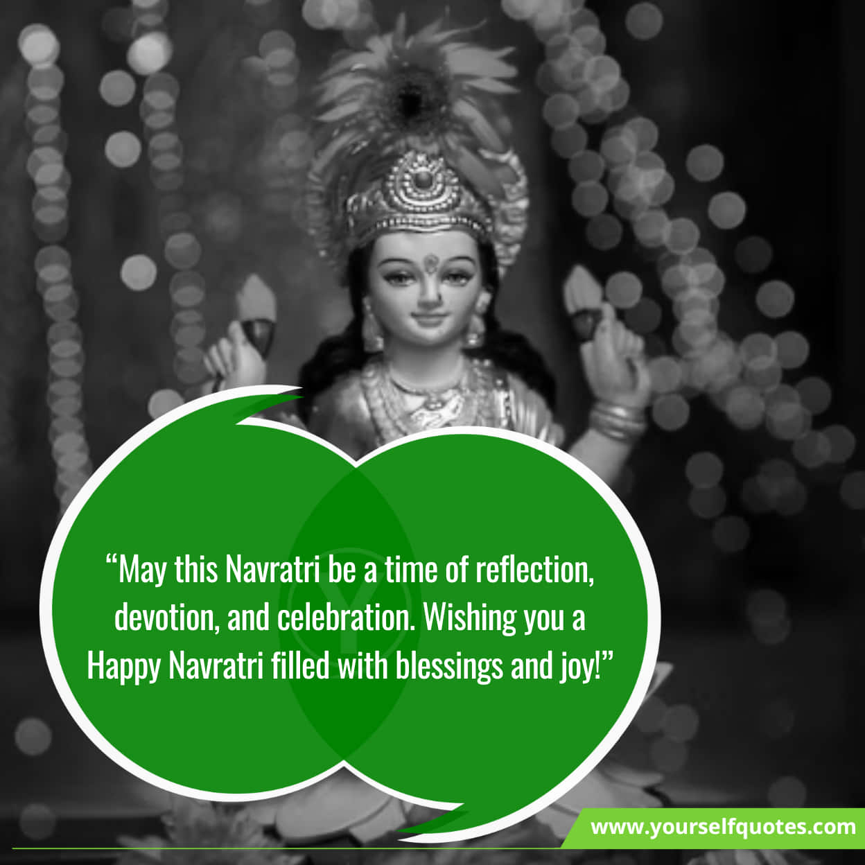 Wishing you a spiritually uplifting Navratri